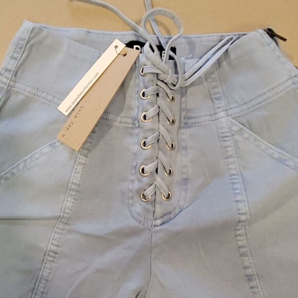 DO+BE High Waisted Tie-up Jeans - Picture 7 of 15